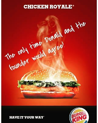 1copywriter1's tweet image. Random scribble for Burger King ad. #randomscribbles #burgerking