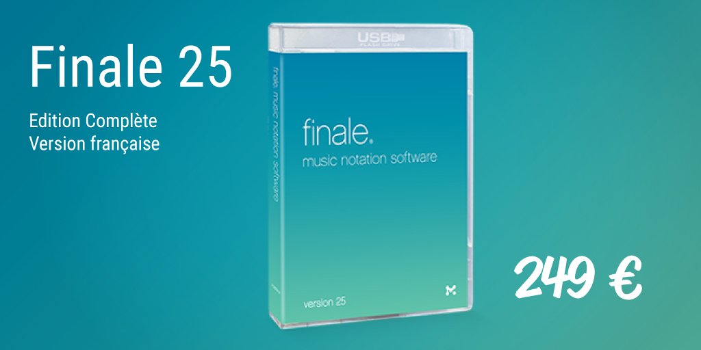 flutedepan's tweet image. NOUVEAUTÉ

&amp;gt; Détails : bit.ly/2q5ZfL8

Logiciel - Finale 25 - Version complète en Français

#Finale #NotationMusicale #laflutedepan
