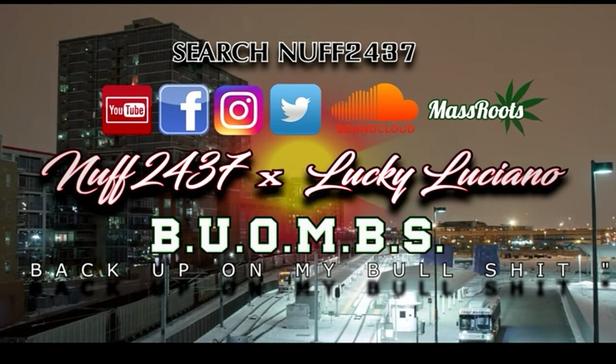 nuff2437's tweet photo. "B.U.O.M.B.S"  __ NUFF x LUCKY LUCIANO 
https://t.co/EVctkejuVs https://t.co/smkiM5Sded