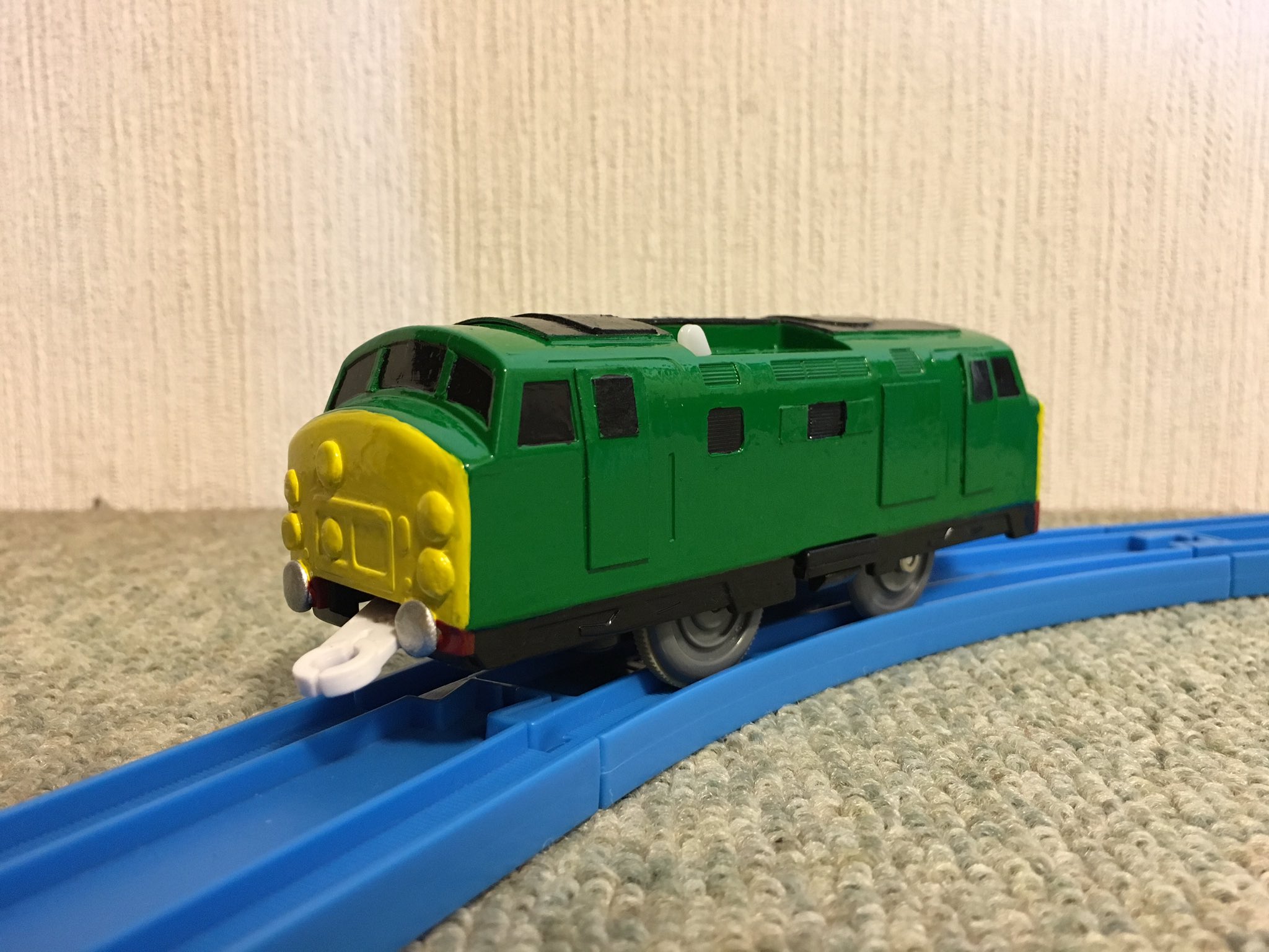 Ttn1gwr プラレール ディーゼル261 クラス40 自作 Tomy Trackmaster The Diesel D261 Custom
