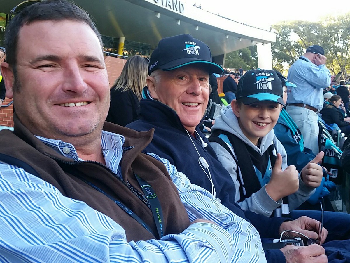 Waiting for the game. Go Power! #weareportadelaide