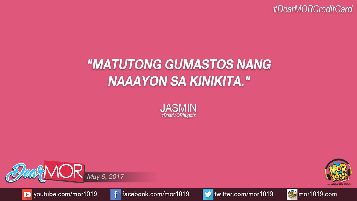 MORentPH's tweet photo. #DearMOR
#DearMORCreditCard
#DearMORHugots https://t.co/bIw28Uyo9x