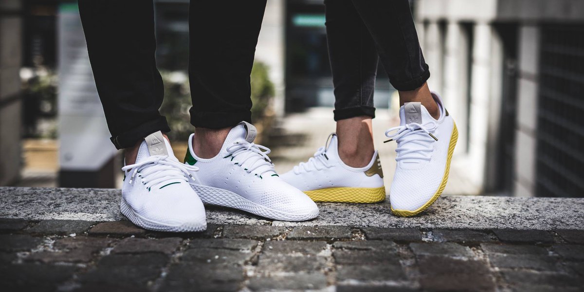 shelflifestore's tweet photo. The Pharrell x adidas Tennis Hu drops at 9h30am in CPT &amp; JHB - Which will you Cop? Yellow or Green? https://t.co/Pb62bszOGo