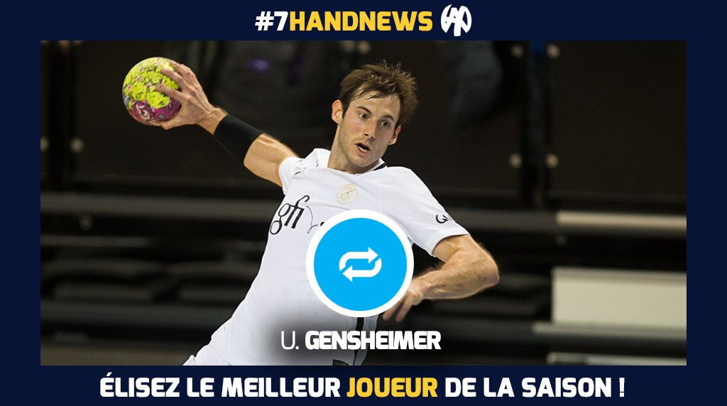 HandNewsfr's tweet photo. [#7HandNews🏆] 📣 RT pour @uwegensheimer nommé au titre de MVP🎖de la saison en Starligue ! 🔥 

📝https://t.co/jSzuKiTAQ0 https://t.co/IUjFrmziUi