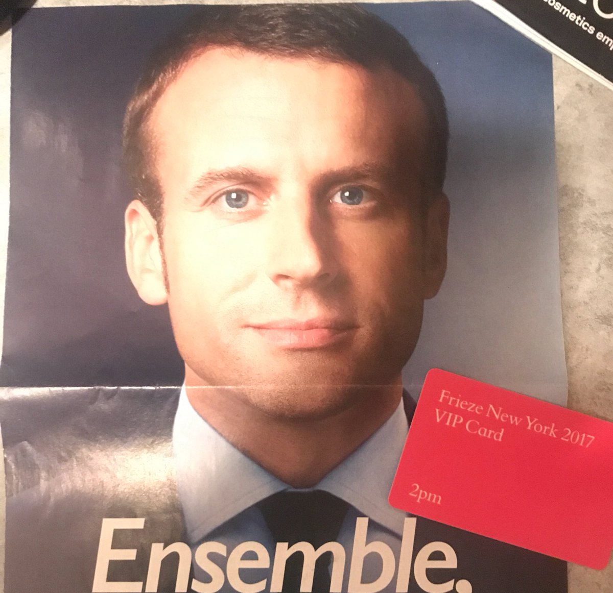 My program this week end: to vote! And then to visit Frieze ;-) #EnMarche