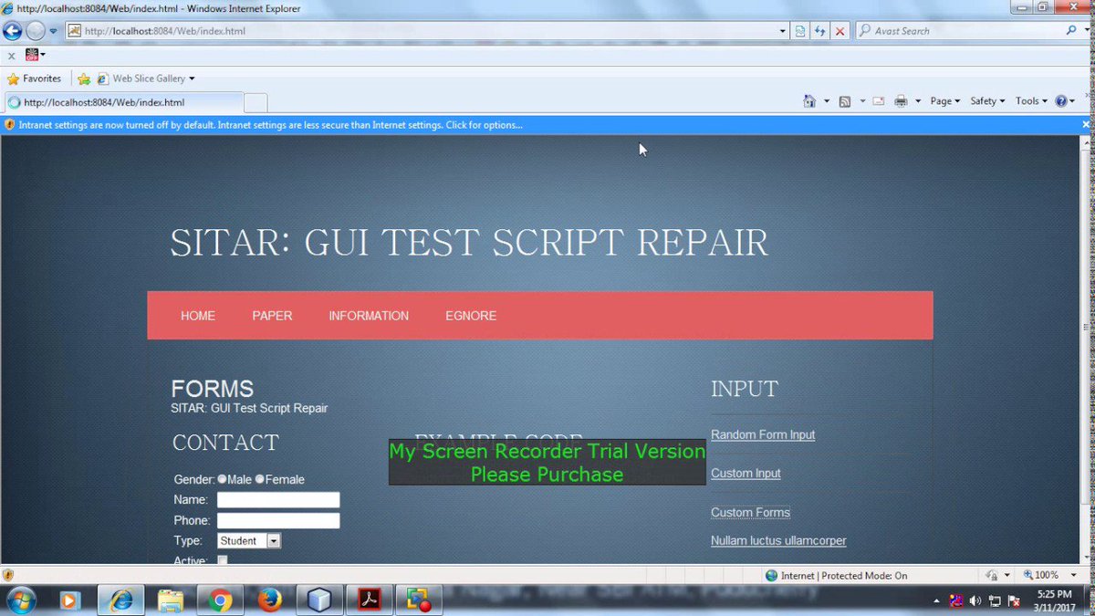 MCTTRAIN1's tweet image. #E_learning #GUI_Test #ieee_projects #ieee_projects_2016 SITAR: GUI Test Script Repair: SITAR: GUI Test Script… bit.ly/2qNB80c