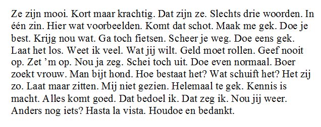 wimdaniels's tweet photo. (#3wz) Driewoordzinnen rukken op. Zegt het voort. https://t.co/QkXkuIW4kT