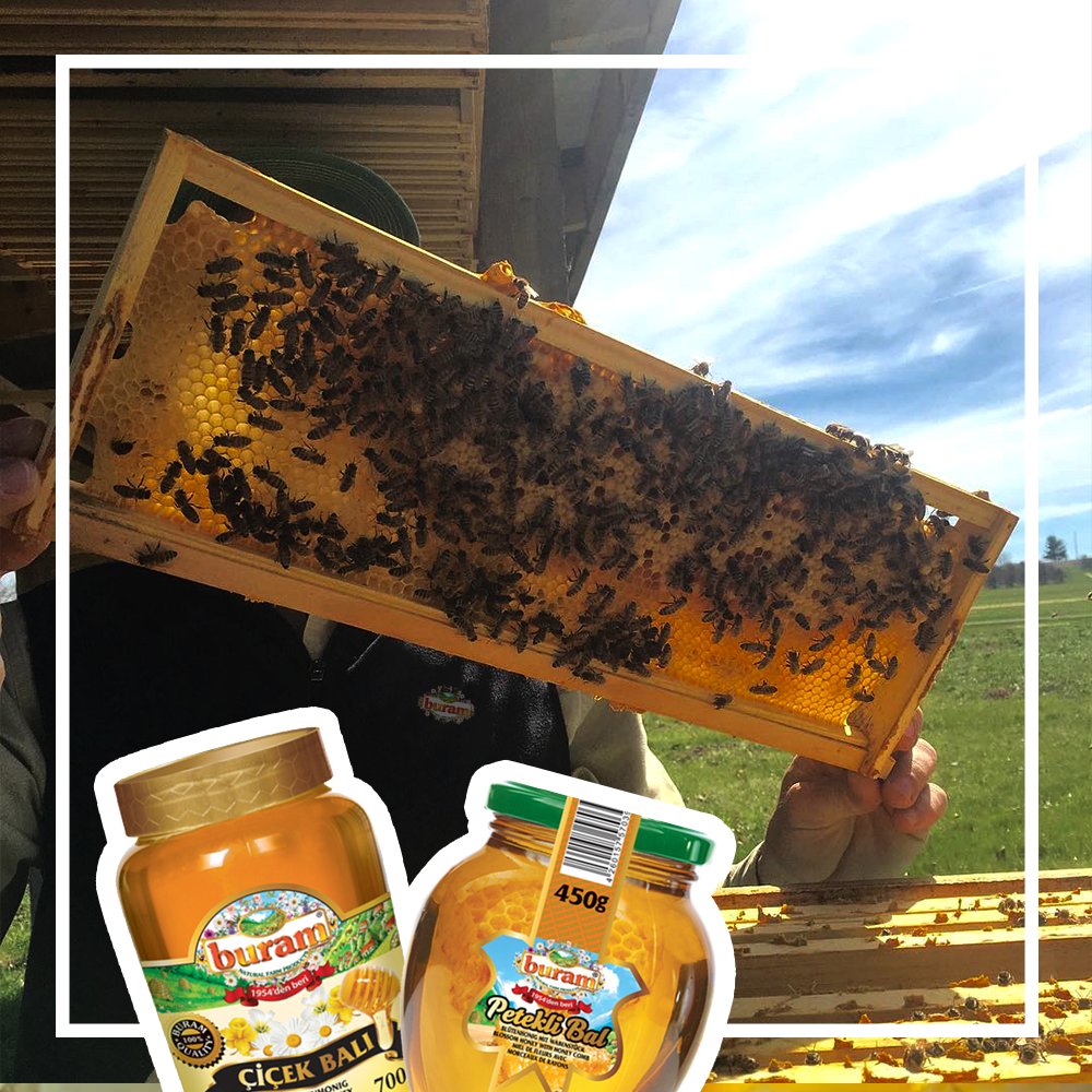 burambalde's tweet photo. En lezzetli balları sizlere ulaştırmak için özenle çalışıyoruz. #BuramBal #Natural #Honey #TurkishHoney #Miody #Miel #Bal #HoneyBee https://t.co/rcAZLYZvCF