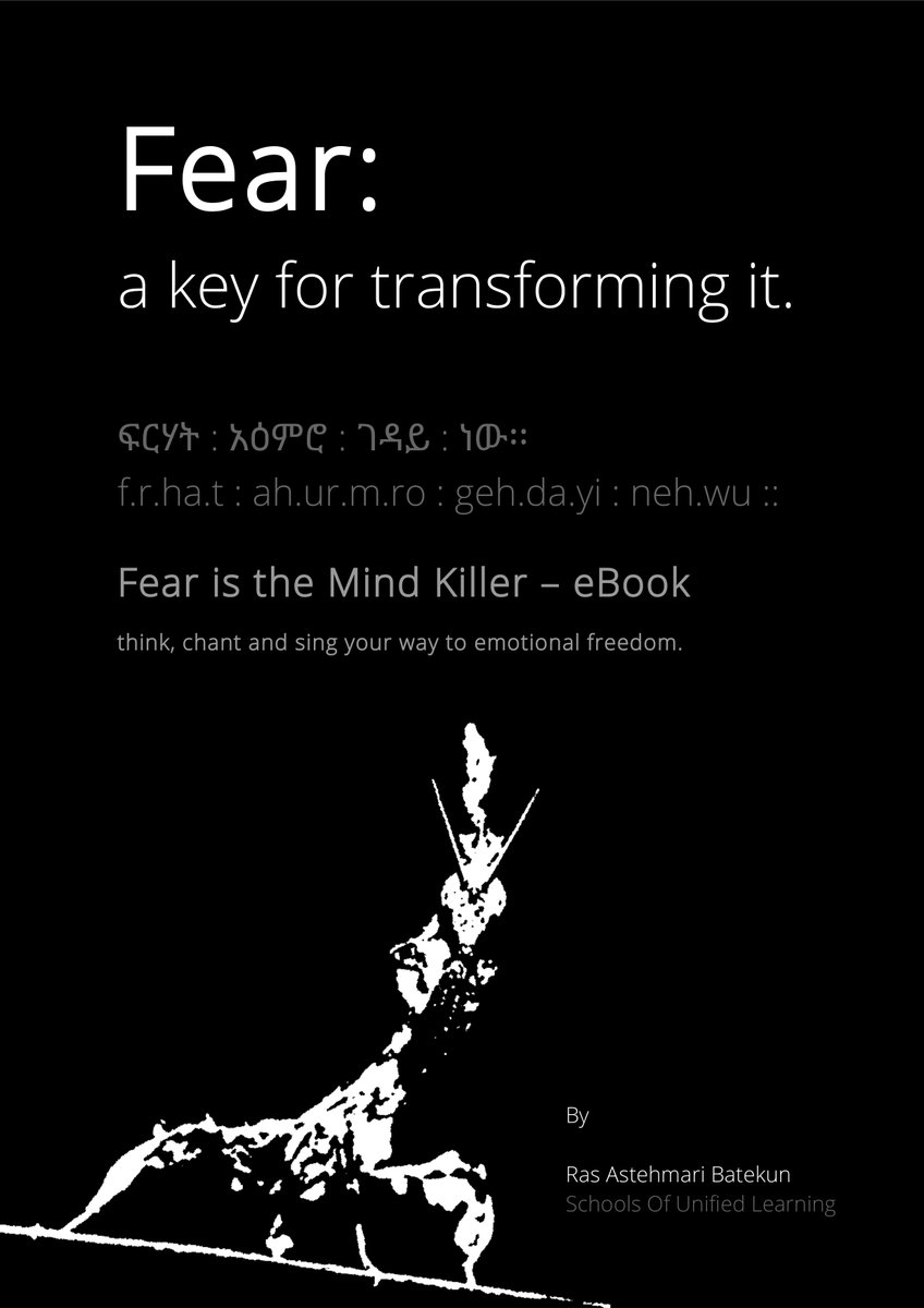 astehmari's tweet photo. NEW eBook! Fear: a key for transforming it - think, chant and sing for radical change #frhat_ebook, learn #amharic. https://t.co/KzsVee8NrH. https://t.co/sdYC3EpMi6