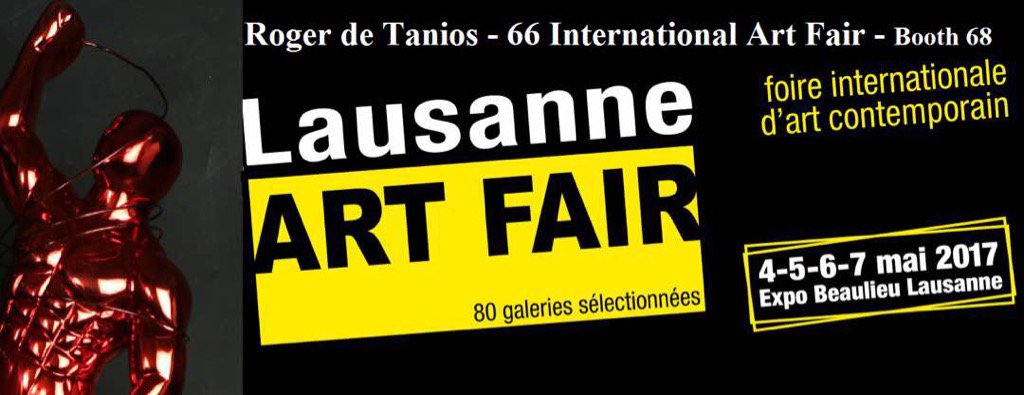 johnmsv's tweet photo. Off to #LausanneArtFair to support client &amp; friend @rogerdetaniosar with #MrsMSV❤️ on our anniversary #28 https://t.co/XYIGAtKyue