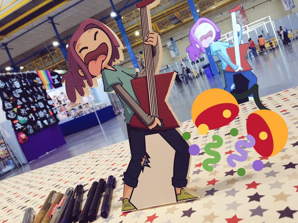 edd00chan's tweet image. Aquí el premio para el concurso de cosplay de hoy #FNAFHS bonnie for the WIN!!