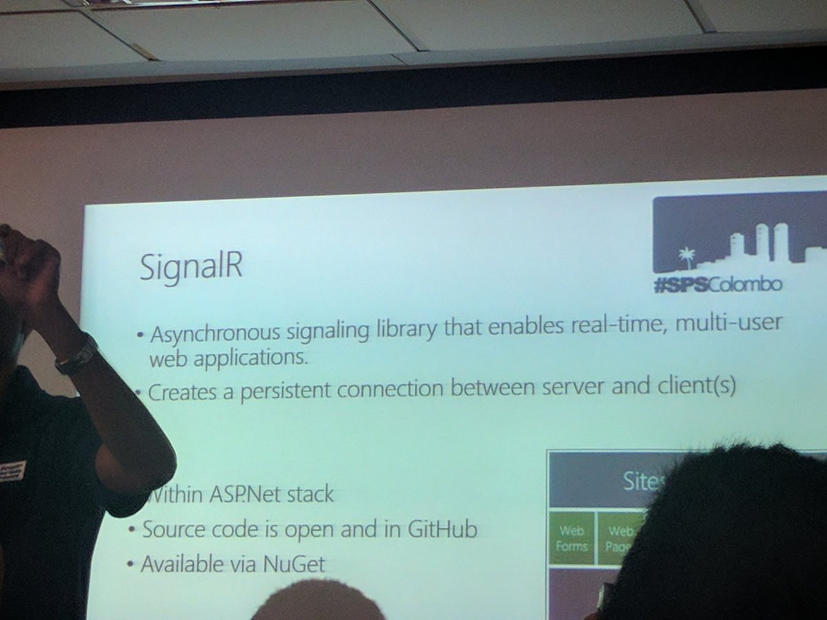 Erng_Fnsk's tweet photo. Real-time applications #SPSColombo https://t.co/3f1LfLRs2o