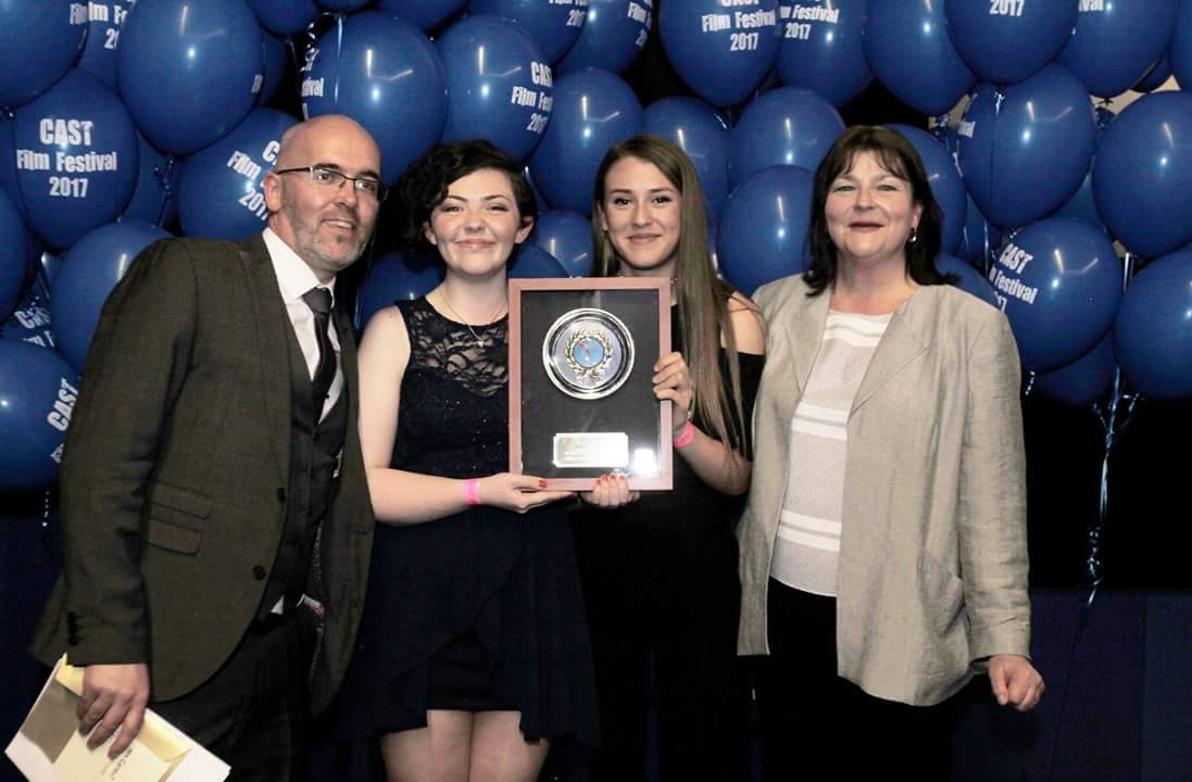<a href="/CastFF/">Cast Film Festival🎥</a> 2017 Significant Impact Award winner sponsored by <a href="/NOSPIreland/">HSE National Office for Suicide Prevention (NOSP)</a> 
well done <a href="/StJosephs3/">St Josephs</a> 
Also Thanks to Rachel Collier of <a href="/YSInow/">Young Social Innovators</a>