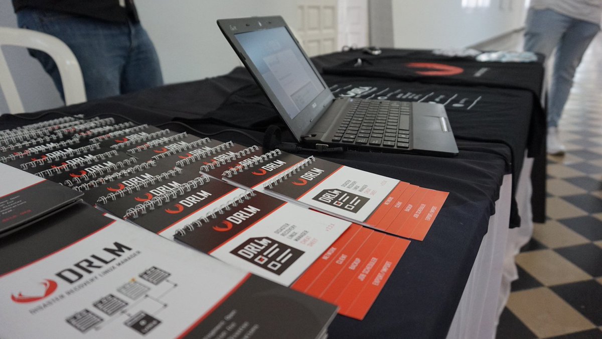 drlm_org's tweet photo. ¡Empieza el @opensouthcode! Venid a conocer DRLM Project y consigue tu camiseta, chapas, cheat sheet... #Linux  #disasterrecovery https://t.co/j84rI7OeMU