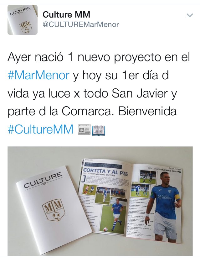 MV3United's tweet photo. Día muy especial ayer para el club con el inicio d un gran proyecto que nos ilusiona a todos!! Bienvenida a nuestras vidas @CULTUREMarMenor https://t.co/3blLhvYg7Z