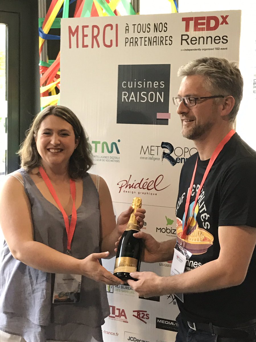 @CuisinesRAISON partenaire officiel de <a href="/TEDxRennes/">TEDxRennes</a>.