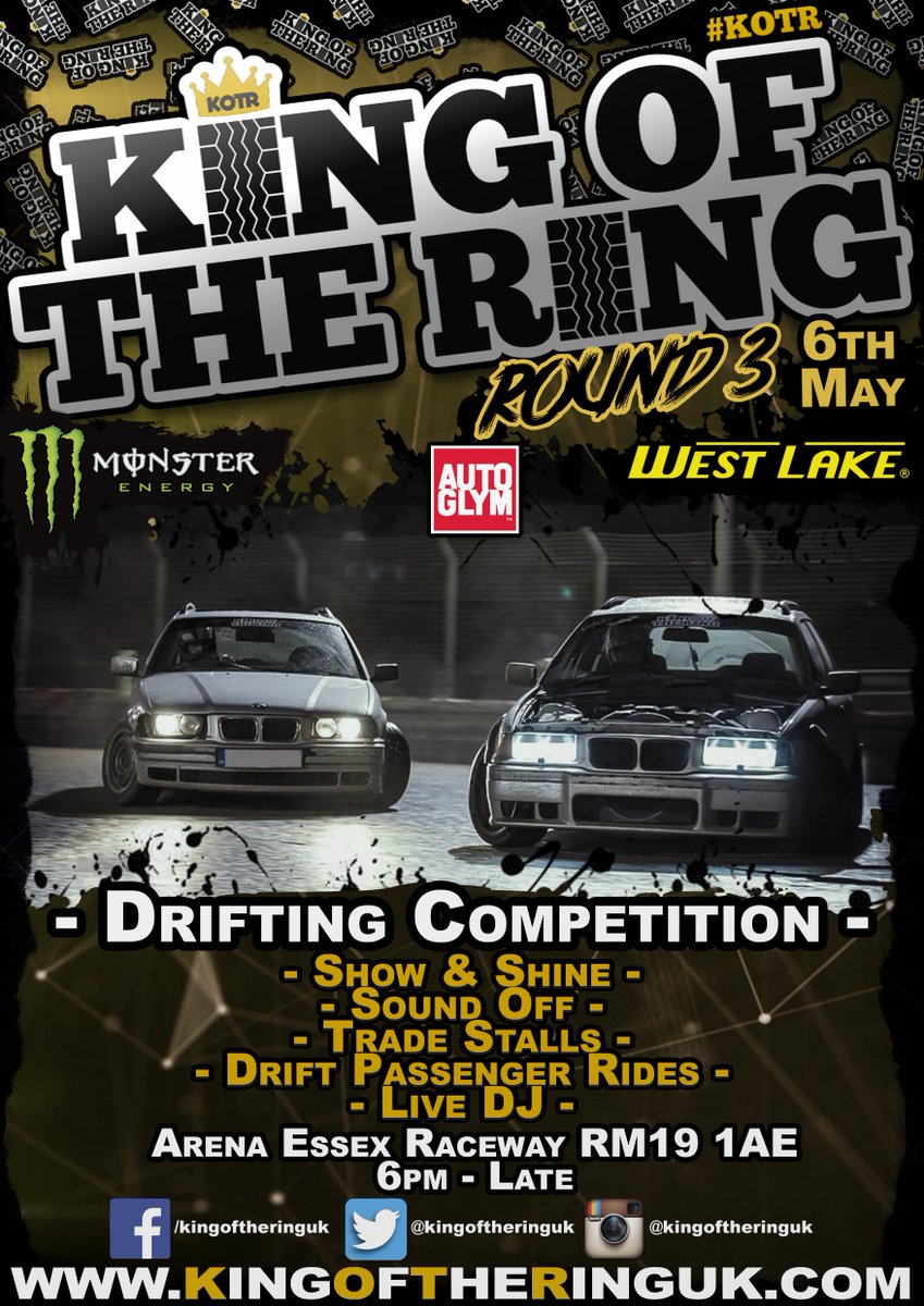 Who’s joining us tonight for the return of <a href="/KingOfTheRingUK/">King Of The Ring UK</a> 

#Drifting #Fueltopia #ArenaEssex