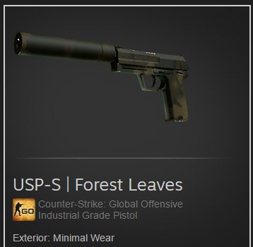 Daniel3131 Usp S Forest Leaves Ga To Win Rt Follow Subs To T Co Iraayhgfrv Ends 45 X 5 Mins Csgogiveaway T Co F4wafzcy0y