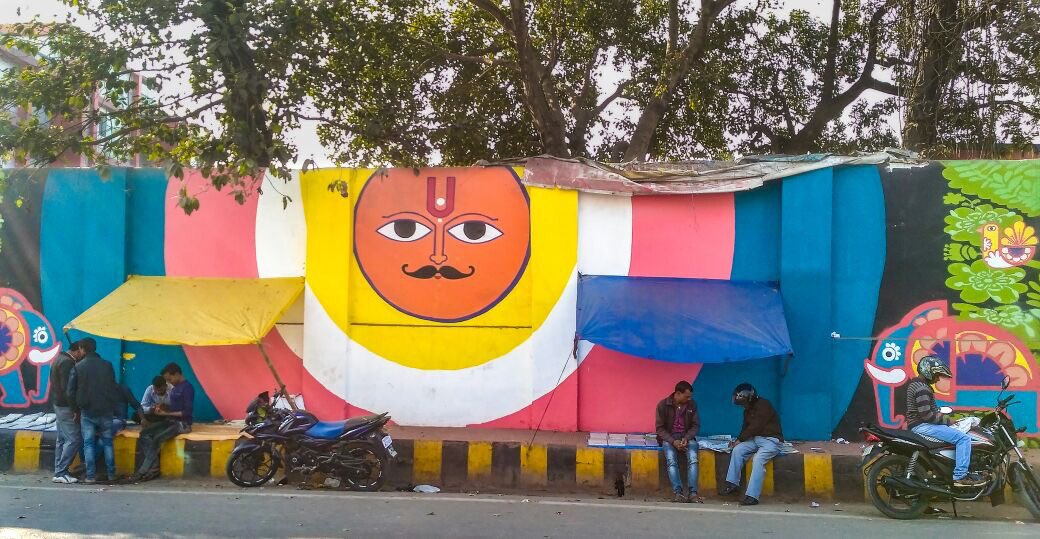 walkforbihar16's tweet photo. #WalkforBihar #GandhiMaidan #Patna #BiharGovt #StreetArt #PublicArt #KunalSingh #DMpatna #parivartaan #SumitDas #Festival #PrakashParv https://t.co/Ff8wsh6nrh