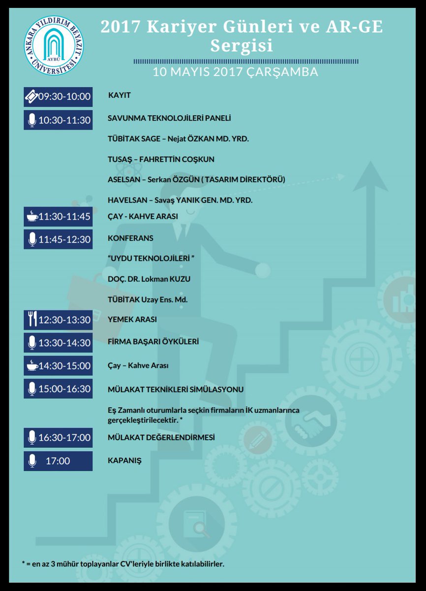 Mühendislik ve Doğa Bilimleri Fakültemizin 3. Kariyer Günleri ve AR-GE Sergisine tüm mensuplarımız davetlidir.