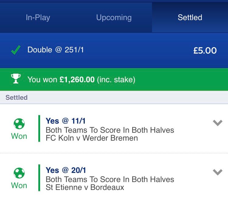 BenjaminNufc's tweet photo. @FootyAccums nice little winner from last night👌 https://t.co/wwpY0YWYTk