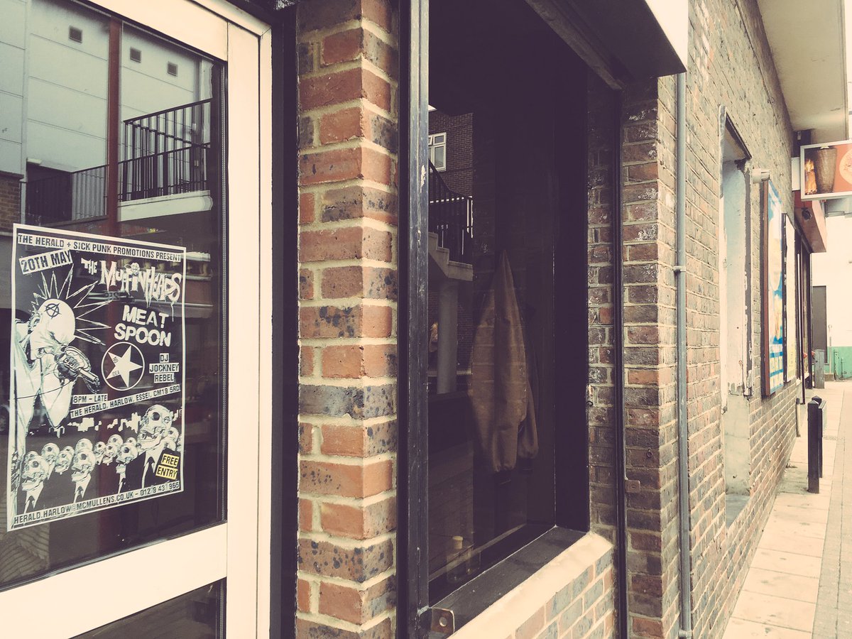 2 weeks today #Harlow #Essex
<a href="/theherald195/">The Herald Pub</a> 
20th May
FREE ENTRY 

<a href="/muffinheadmusic/">The Muffin Heads</a> /<a href="/NoideaUK/">NoIdea</a> // <a href="/slapmusicuk/">Slap Music</a> /MeatSpoon