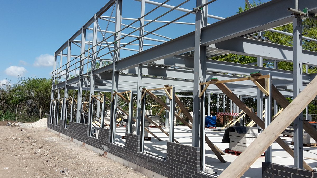 Week 8 - Plot 1 Colwick Quays - Ground Floor complete and brickwork under way. #colwickquays #copleyscientific #rhdevelopment
