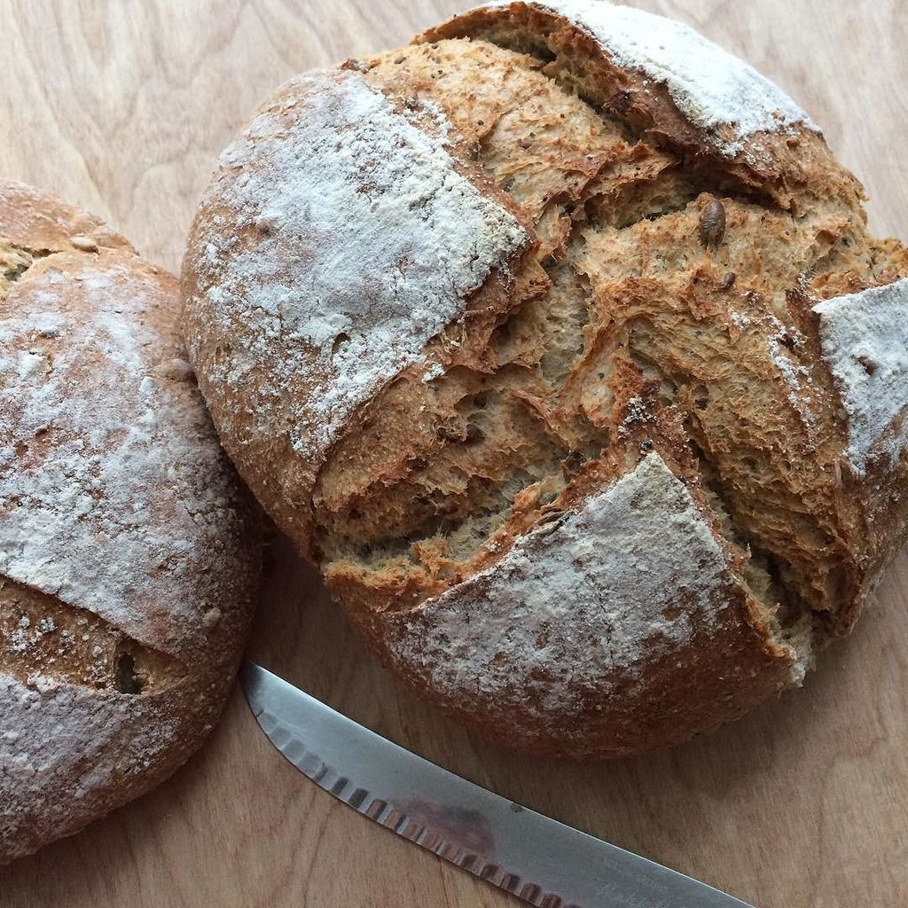 BreadBakerDani's tweet photo. It's Real Bread Week! Light, tasty and moreish - seeded bread, @shiptonmill wholemeal, white and rye flour #realbr… https://t.co/oPRw1sHvvN https://t.co/G0LqCxYJwC