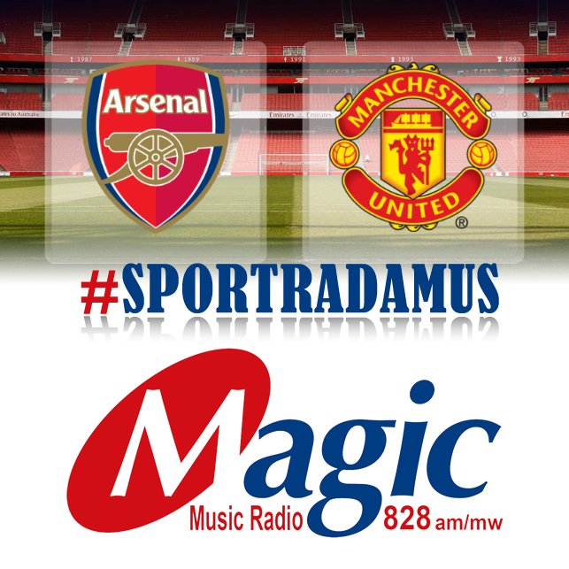 Magic828am's tweet photo. #INGLISCLASS is in session with @Inglisman - #SPORTRADAMUS this week: @Arsenal VS @ManUtd - GIve us your score predictions! https://t.co/PQssHSVYnR