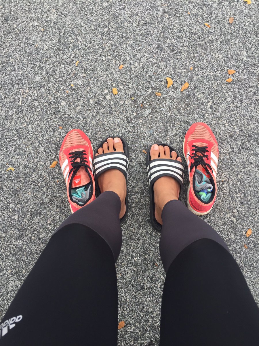 madihahsaleh's tweet photo. PM session. #3Stripes #MyFavShoe #AdizeroAdios3 https://t.co/fijViGsTTf