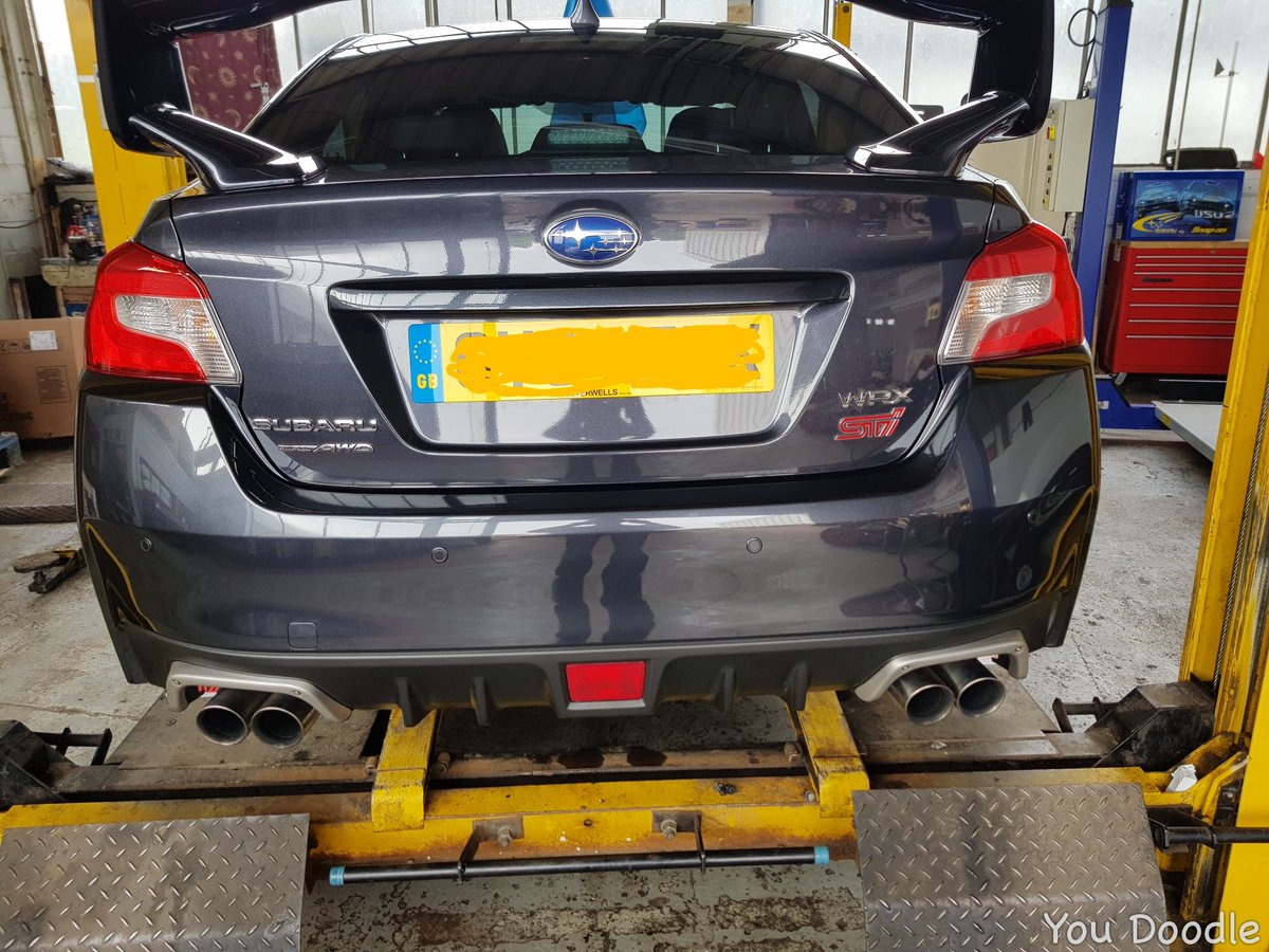 BespokeInstals's tweet photo. Subaru WRX STI Rear sensors supplied & fitted plus colour coded. #subaruwrxsti #subaruuk #steelmate #bespokeinstals https://t.co/99Lhn9A5fQ