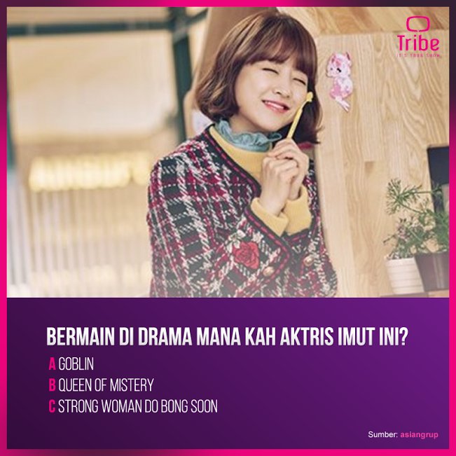Gempak_ID's tweet photo. Buat Superfan yang nggak pernah absen melihat penampilan aktris imut ini, coba jawab pertanyaannya, ya! ;) #TribeTrivia https://t.co/AqDjwG5H1P