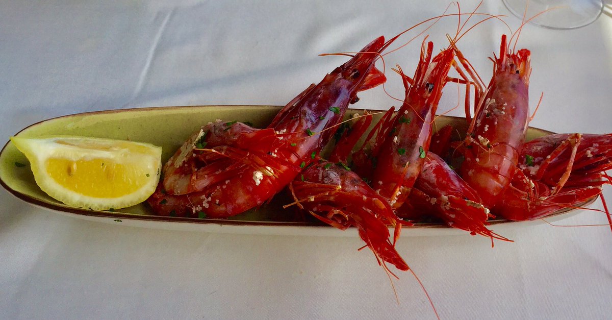 RenoirGuides's tweet photo. #ibiza2017 #ibiza #eivissa beautiful day in #caladhort #@ #esBoldado yesterday #gambas #frescas #prawns https://t.co/nEZjH0bENc