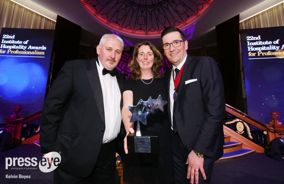 presseyephoto's tweet photo. Congratulations to Simon & Jilly Dougan, outstanding contribution to the hospitality industry @IoH_NI Awards @TitanicBelfast. #IOH2017 https://t.co/uk2AcC1KYY