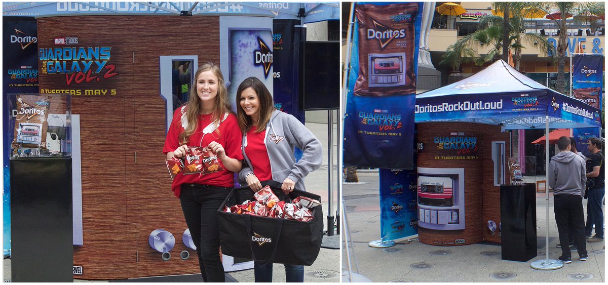 VideoBooths's tweet image. We were rocking out in L.A. and New York yesterday with Doritos' Karaoke #photobooth, to celebrate the new Guardians of the Galaxy movie!