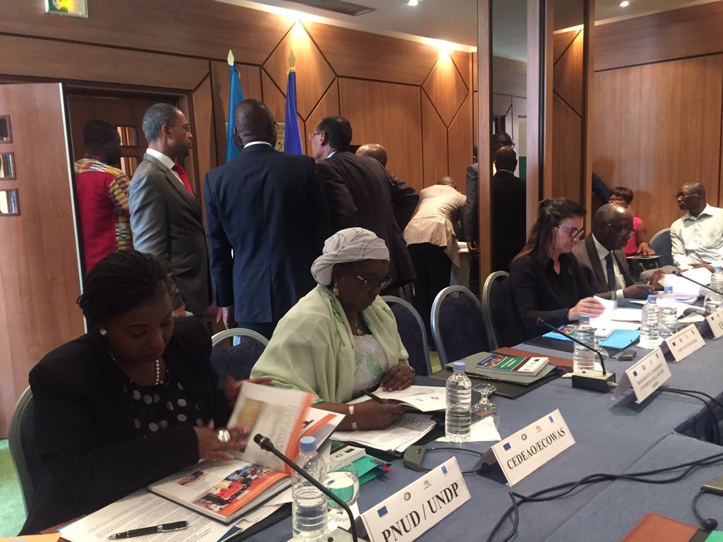 SALWProject's tweet image. @SALWProject @EdwardKallon @FredAmpiah Addressing armed violence and extremism by reducing SALW in the region.PSC meetings in Cote d&apos;voire.