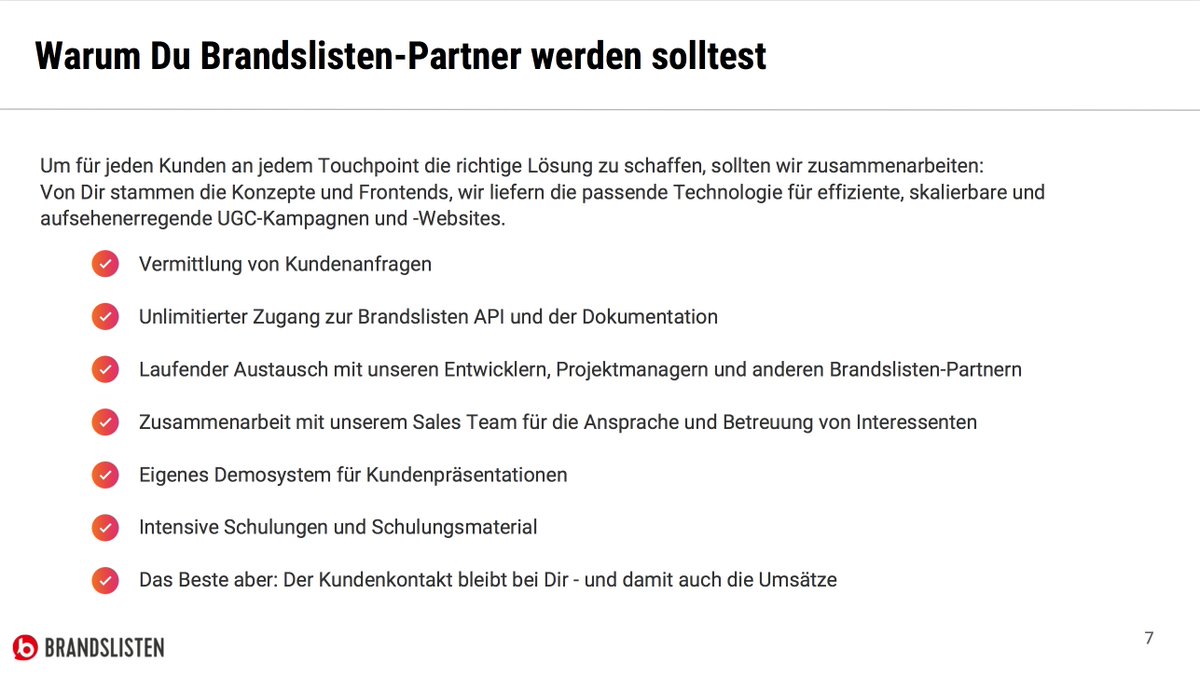 brandslisten's tweet photo. Bist Du bereit? Werde mit unserem #Partnerprogramm zum #EngagementExperten! Ich freue mich auf den Kontakt: https://t.co/suEEBD8tKI https://t.co/980aYNM9bF