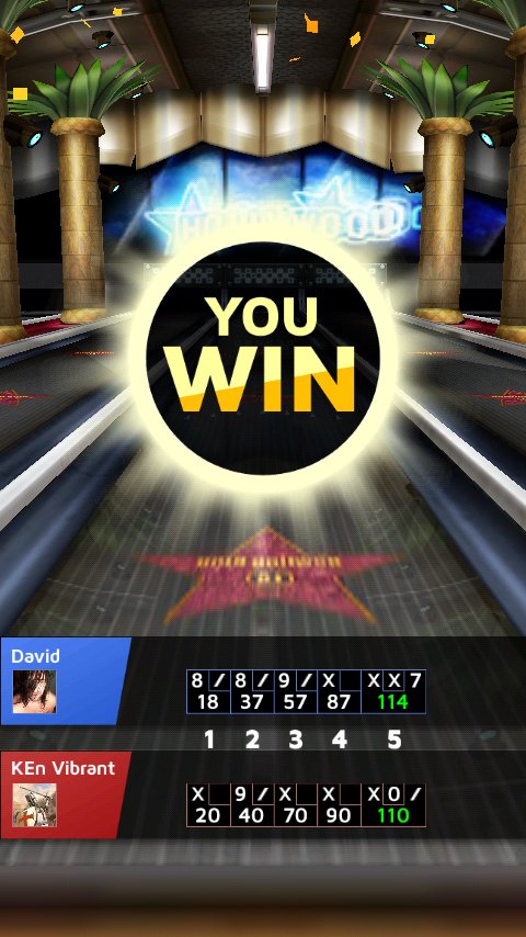 DavidKeithSher2's tweet photo. I won at Los Angeles stage with 114 points! Challenge me now![https://t.co/qjP6LRqN4x] #Bowling_King https://t.co/tLaPJGY1zP
