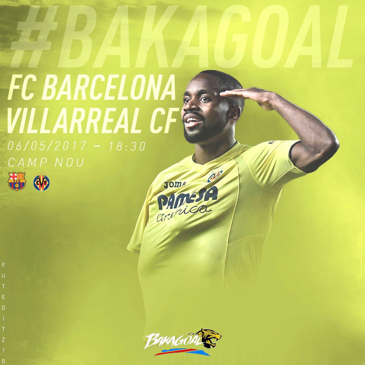 Bakambu17's tweet image. 💥⚠️ Follow &amp;amp; RT to win my jersey from the game against @FCBarcelona_es ⚠️💥
#FCBVillarreal