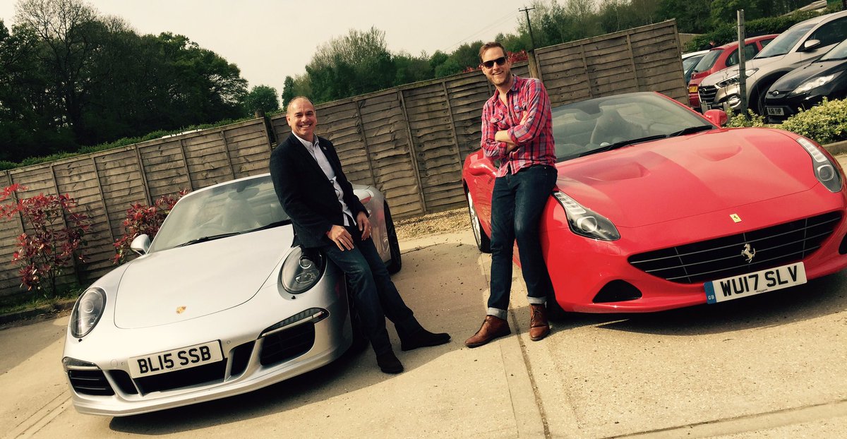 What. A. Day! This California T is out. Of. This. World. Thank you @bespokes <a href="/RedLetterDaysUK/">Red Letter Days</a> @GentlemanRacing <a href="/Alf_Turner/">Alf Turner</a>