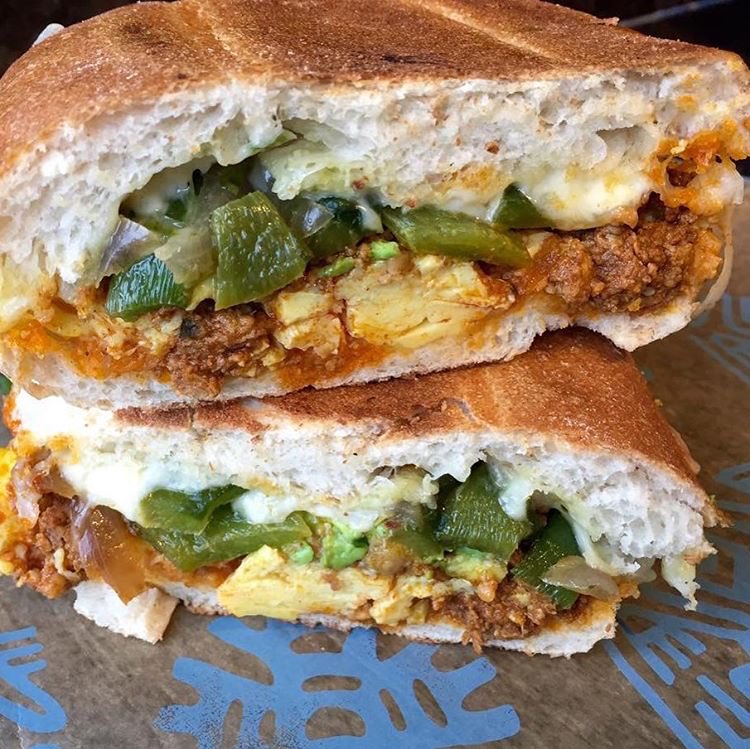 FondaFrontera's tweet photo. You might not be ready for another margarita but we bet you're ready for an Egg and Chorizo torta - on the #brunch menu 11am-3pm. https://t.co/UaDBGcL0sJ