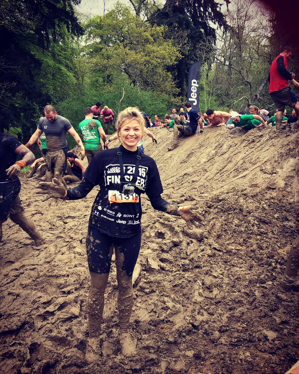 PhysioHayley's tweet photo. Just over 10miles of fun today at @ToughMudder London West #ToughMudder #MerrellMudder #OCR #WeekendFun #MudMile #StayActive ππΌββοΈ https://t.co/pirOtvP1z3