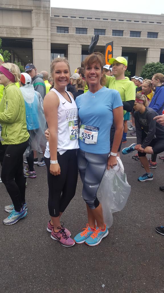 Good luck Stacy and <a href="/NosidamadisoN/">Madison Sprecher</a> Stay warm and dry <a href="/500Festival/">500 Festival</a>