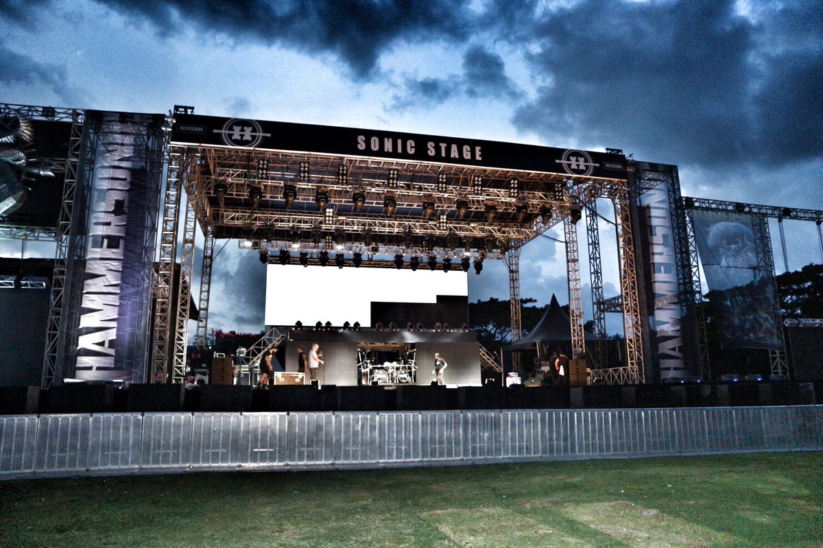 Megadeth's soundcheck! #hammersonic2017