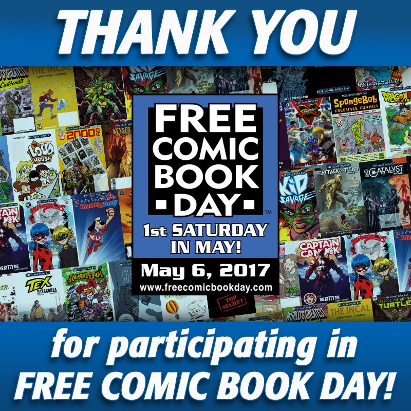 It's time! It's time! It's FCBD Time! freecomicbookday.com/StoreLocator