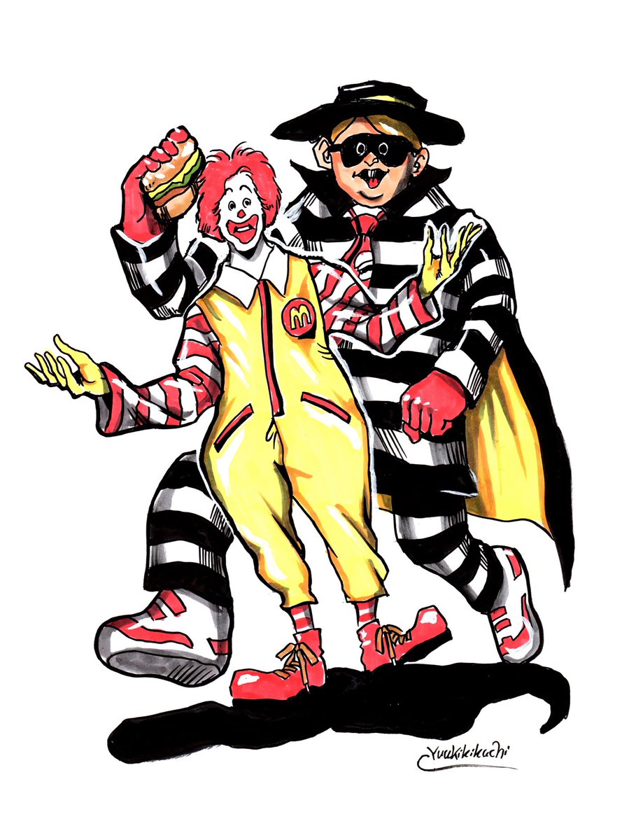 きくちゆうき ドナルドとハンバーグラー描いた ドナルドとハンバーグラー描いた なんだかんだあったけど マックは美味い きくちゆうき ドナルドとハンバーグラー描いた ドナルドとハンバーグラー描いた なんだかんだあったけど マックは美味い