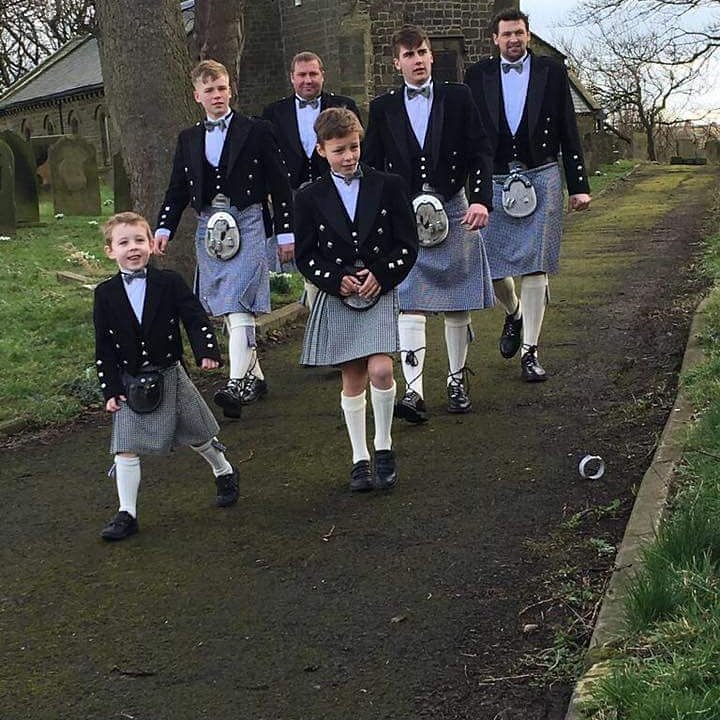 northumbrian tartan kilt