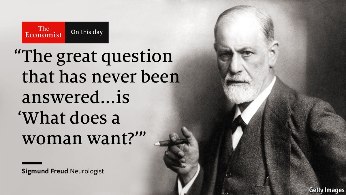 garba59's tweet photo. Sigmund Freud, the “father of psychoanalysis”, was born #OnThisDay 1856 https://t.co/J1yafO8izW by #TheEconomist via @c0nvey https://t.co/7FLB8Y7aj1