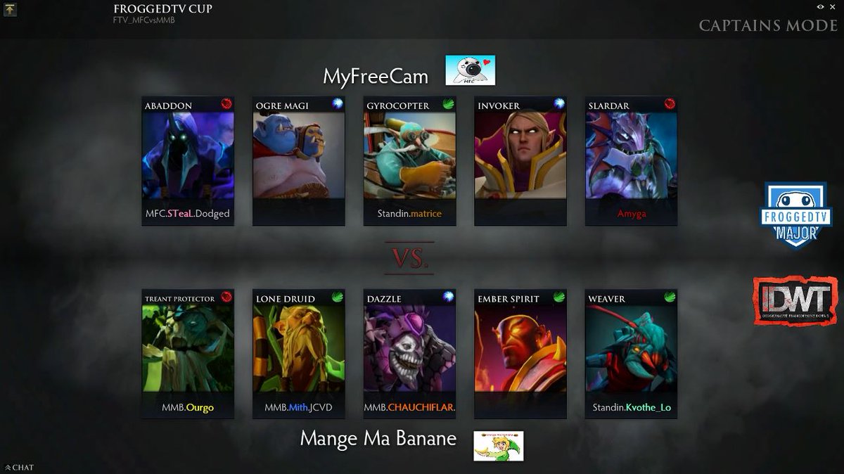 FroggedTV's tweet photo. Vos yeux ne peuvent être partout pendant ce #ftvMajor ?
Regardez le match MMB vs MFC sur https://t.co/cPfjwyBZuF 
[match de Poule (3)] https://t.co/SGe9bw6Kai