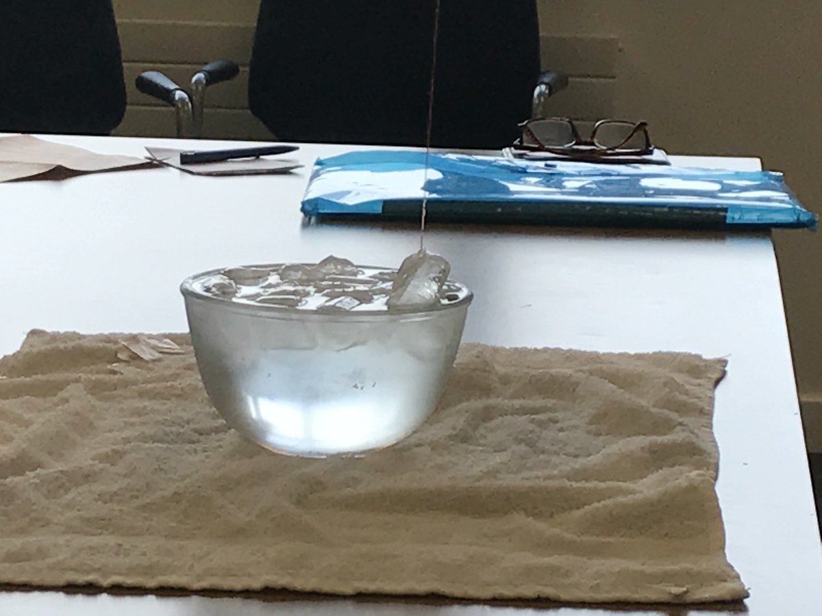 steviephil's tweet photo. .@GeorgeSavva1 using props (water, ice, salt, string) to demonstrate the sales/marketing targeting process. Brilliant! #24HourLockIn https://t.co/lD6oEpuhcr